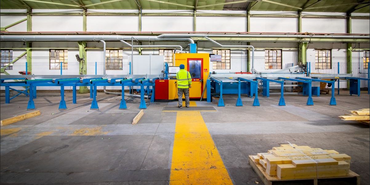 Embracing Innovation with Deeside Timberframe's Investment in Hundegger Saw Technology