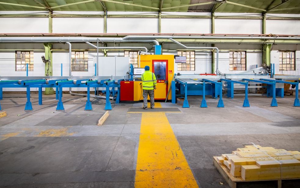 Embracing Innovation with Deeside Timberframe's Investment in Hundegger Saw Technology